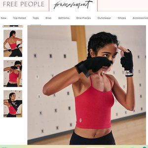 Free People Tighten Up Tank XS/S mauve
